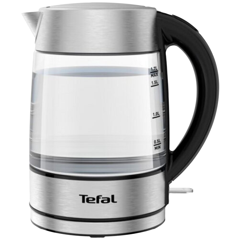 Електрочайник TEFAL (KI772D38) скляний, 1,7л, 2200Вт